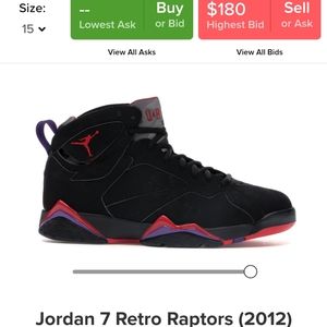 Air Jordan retro 7 raptor